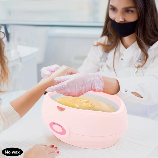 Paraffinbad - Vaxmaskin för händer och fötter - 4,6 L stor kapacitet - För torr hud - Hem & salong - Nätdriven - ABS & aluminium - Rosa