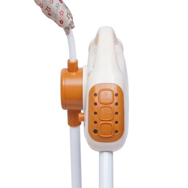 Sähköinen vauvankehto - Automaattikeinu - Ikä 0–18 Kuukautta - Enintään 25 kg - 5 Nopeutta - Kauko-ohjain 5 m - Patja 2 cm - Vaaleanpunainen