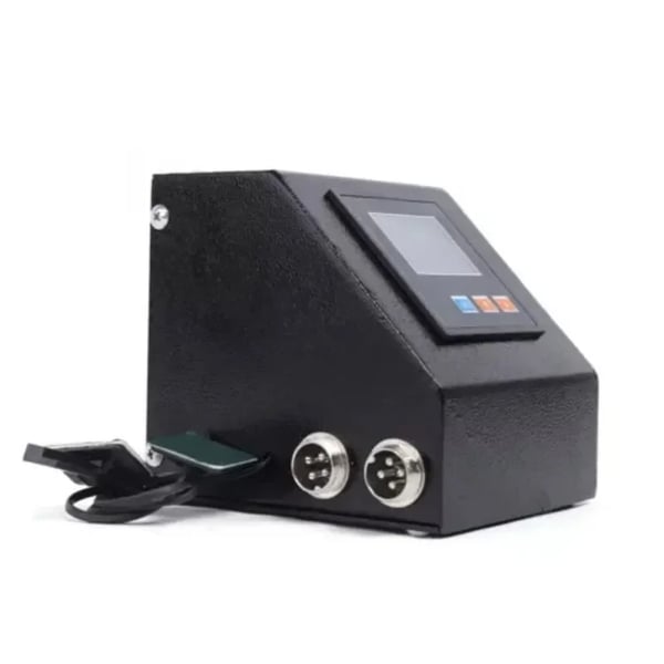 Rosinpresser - Varmepresse - 1200 W - Dobbelte Varmeplader - 220 V/50 Hz - EU-Stik - Timer 0–999 s - Metalkonstruktion - Sort