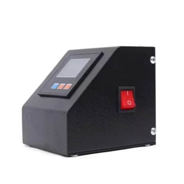 Rosinpresser - Varmepresse - 1200 W - Dobbelte Varmeplader - 220 V/50 Hz - EU-Stik - Timer 0–999 s - Metalkonstruktion - Sort