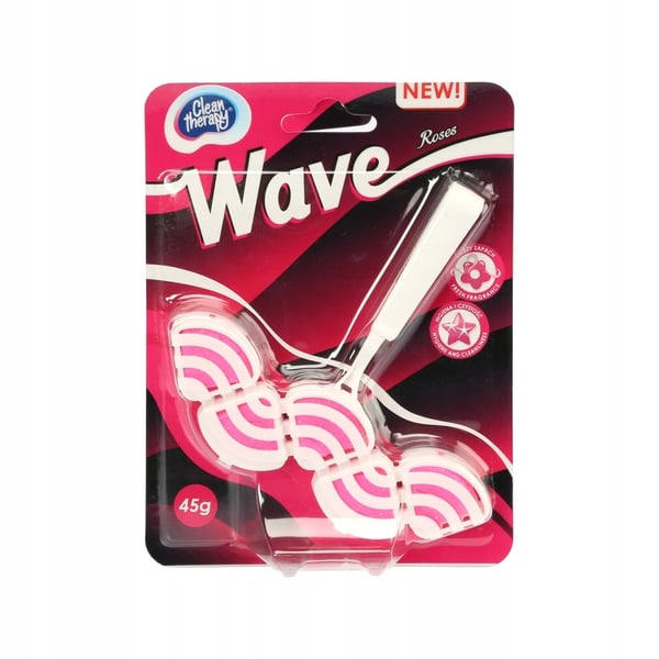 Toiletblok - WC-blok - 45 g - Rosenduft - Plast - Rosa