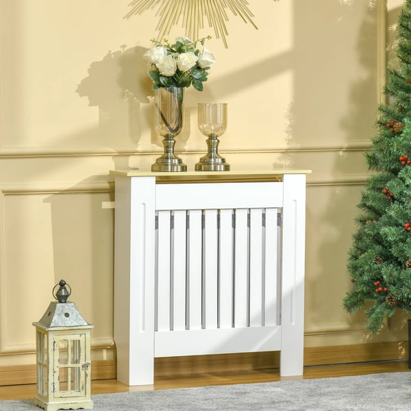 Radiatorskydd / Radiatorkåpa - 78 x 19 x 83 cm - MDF - För vardagsrum, sovrum, hall - Vit