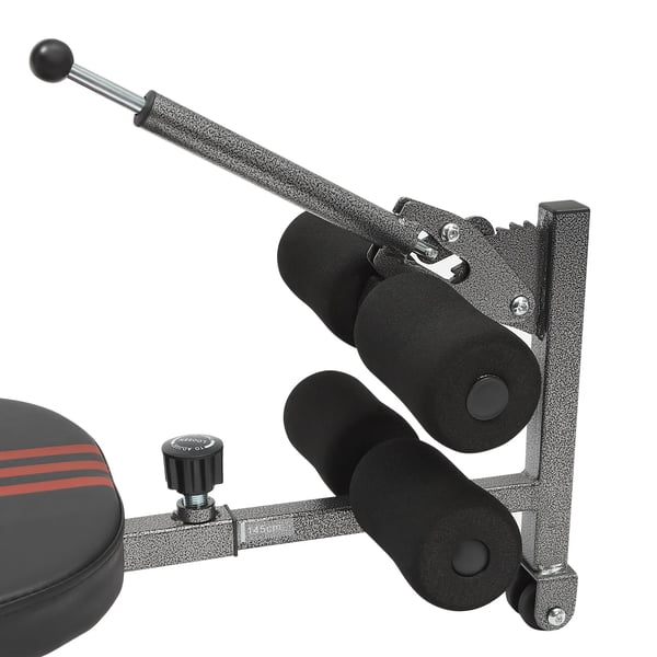 Rygstrækker - Inversionsbord - Spinal dekompression - Øvre & nedre ryg - Max 150 kg - Til kvinder - Styrketræning - Sort