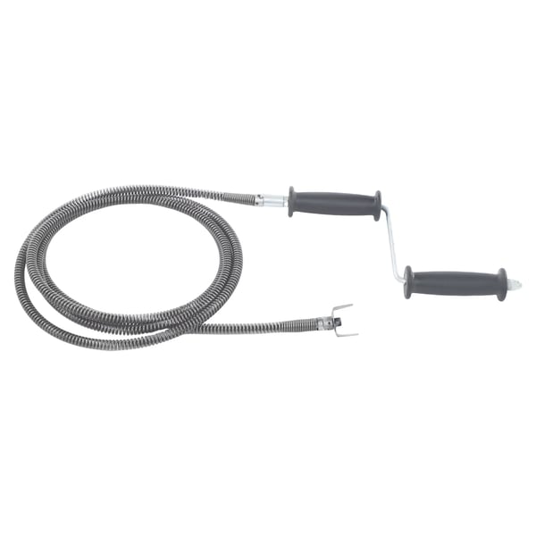Putki-/Viemärinpuhdistusjousi Setti - Sähköiseen Puhdistuskoneeseen - 12 mm - 3 m + 3 m - Tukosten Poistoon - Harmaa