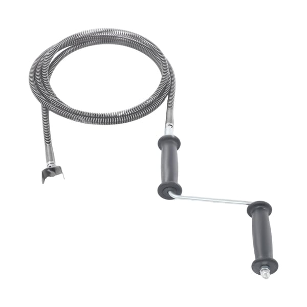 Rør-/Afløbsrensespiral Sæt - Til Elektrisk Rensemaskine - 12 mm Spiralkabel - 3 m + 3 m - Til Tilstopninger - Grå