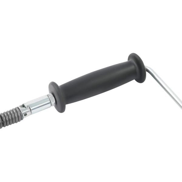 Rør-/Afløbsrensespiral Sæt - Til Elektrisk Rensemaskine - 12 mm Spiralkabel - 3 m + 3 m - Til Tilstopninger - Grå