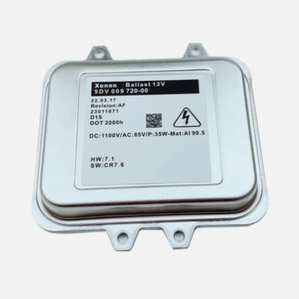 Xenon Forlygte Styreenhed - Ballast 5DV 009 720-001 - 12 V 35 W - Passer 2009–2013 Octavia 3, 2009–2013 9-5 - Sølv