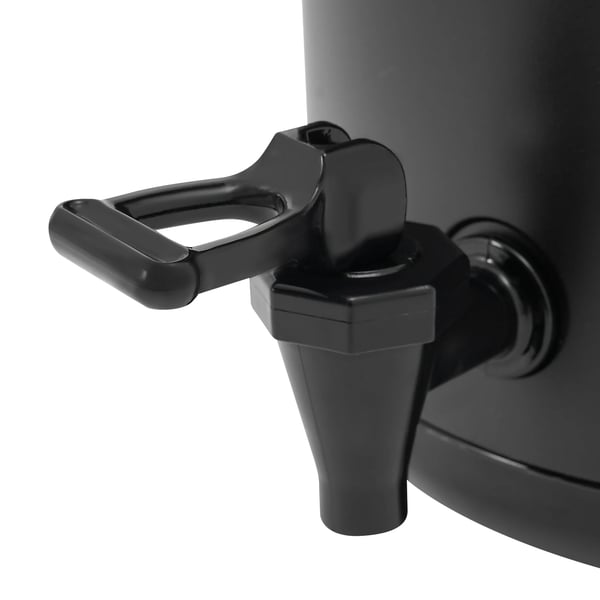 Isoleret drikkedispenser - Kapacitet 10 l, 201 rustfrit stål - Holder varm/kold i 4–8 t - Med tappehane - Til fest & catering - Beige
