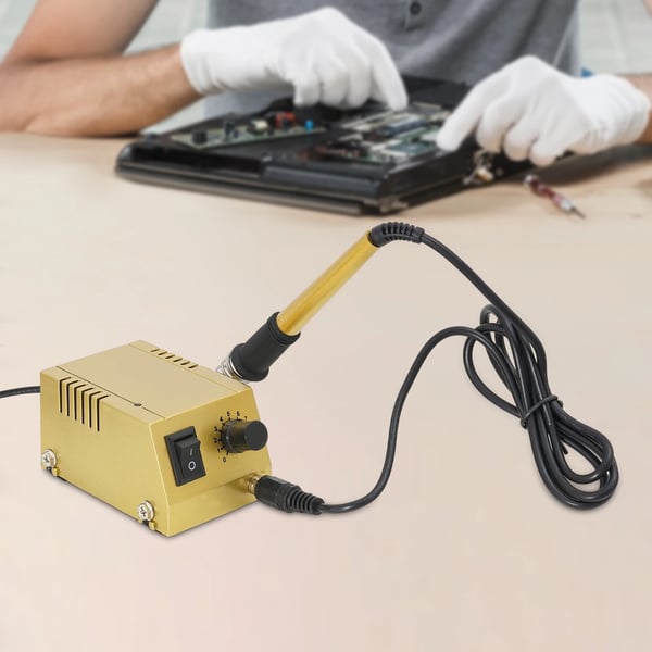 Mini loddestation - Sæt med loddekolbe - 10 trin - 50–450°C justerbar - 1–18 W - 220–240 V 50–60 Hz - 12 V driftspænding