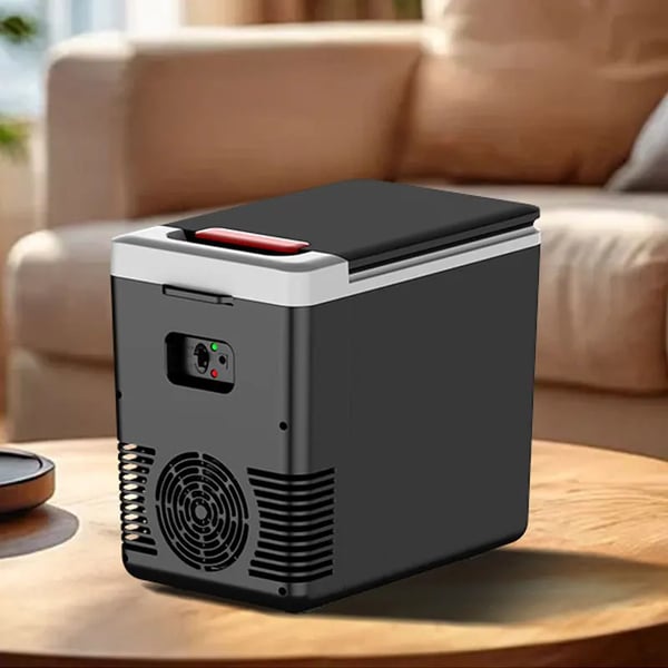 Mini køleskab - Køle- & varmefunktion 10 l - USB-strøm - EU-stik - Bærbar - Sort