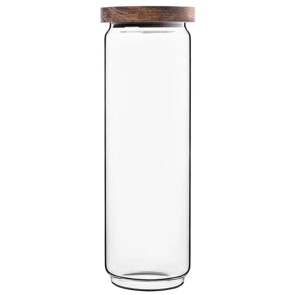 Glaskrukke - Spaghettikrukke/pastabeholder - 1550 ml - Med låg - Køkkenopbevaring
