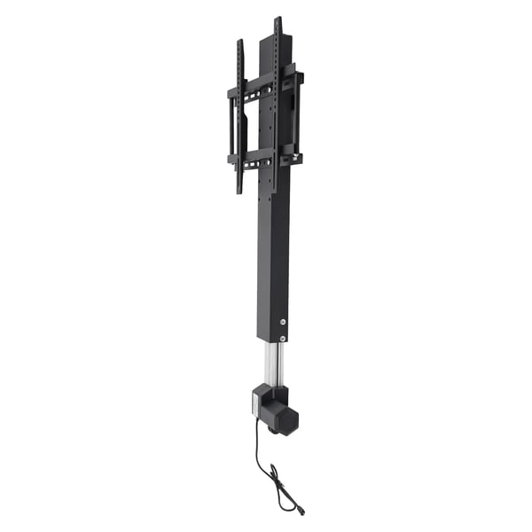 Motoriserad TV-hiss - Justerbart bordsstativ - 220 V - Fjärrkontroll - Höjdjusterbar - Passar 66–145 cm TV - Metall - Svart