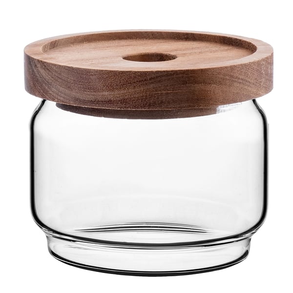 Glaskrukke - Krydderiglas Med Låg - 250 ml - Til Urter, Krydderier, Sirup