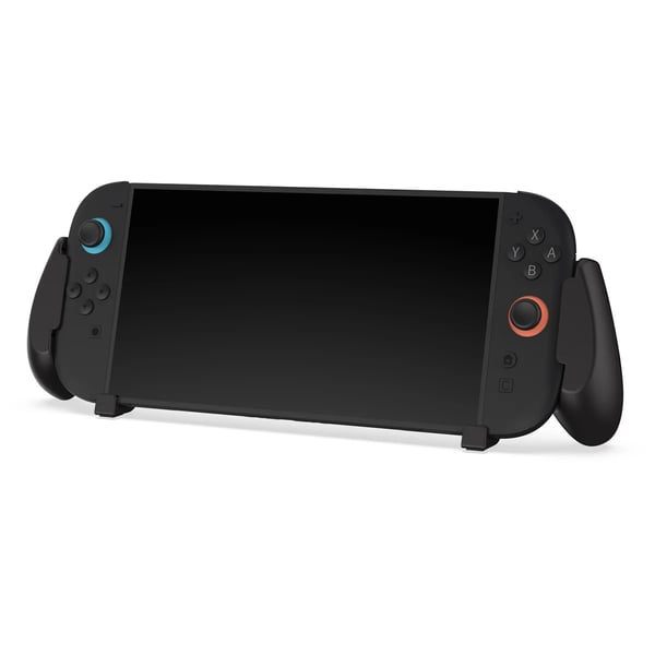 Greb til Switch 2 - TNS-3179 Håndgreb - Ergonomisk Design - 5 Spilkortpladser - Indbygget Opbevaring - Bærbar - Sort
