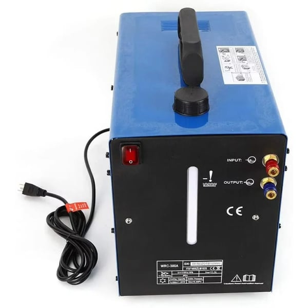 Svejseskøler - Vandkøler til DC TIG-brændere/plasmaskærere - 10 l Tank - 220 V Enfase - Blå