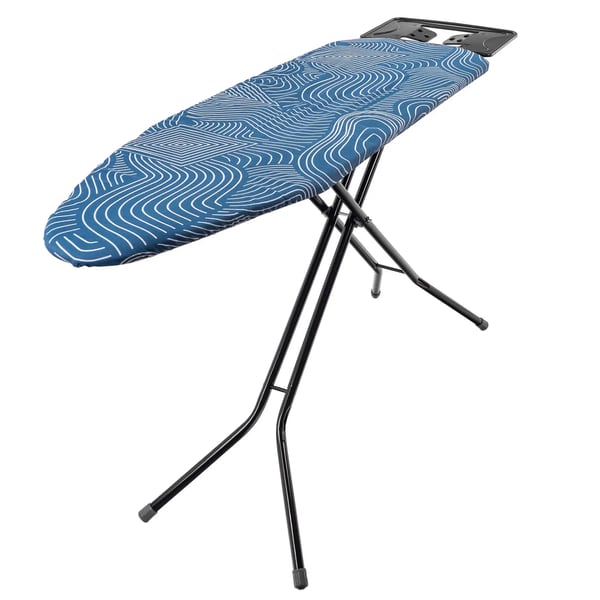 Strygebræt - 120x38 cm - Ekstra bred overflade - Sammenklappeligt - Med strygejernsholder