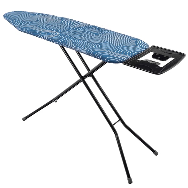Strygebræt - 120x38 cm - Ekstra bred overflade - Sammenklappeligt - Med strygejernsholder