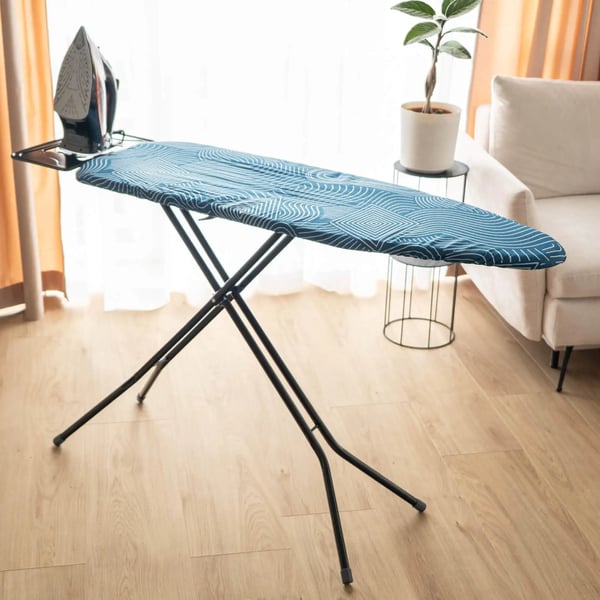 Strygebræt - 120x38 cm - Ekstra bred overflade - Sammenklappeligt - Med strygejernsholder