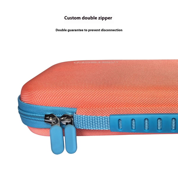 GP-378 - Switch 2 bæretaske/etui - Stødsikker - Flere kortlommer - Dobbelt lynlås - Skridsikker - Bærbar - Orange