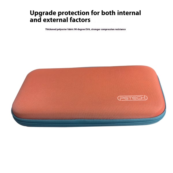 GP-378 - Switch 2 bæretaske/etui - Stødsikker - Flere kortlommer - Dobbelt lynlås - Skridsikker - Bærbar - Orange