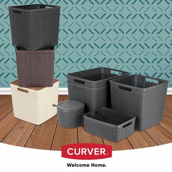 Opbevaringskurv - Organizer - 17 l Kapacitet - Plast