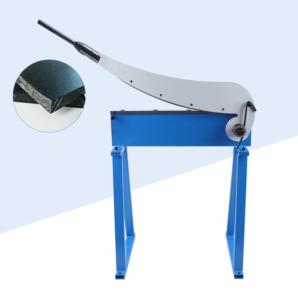 Jernsaks/Metalsaks - Manuel skæreværktøj - Kulstofstålblad - Robust konstruktion - Ergonomisk greb - Højde 130 cm - Til byggeri & DIY - Blå
