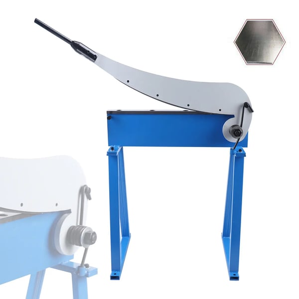 Jernsaks/Metalsaks - Manuel skæreværktøj - Kulstofstålblad - Robust konstruktion - Ergonomisk greb - Højde 130 cm - Til byggeri & DIY - Blå