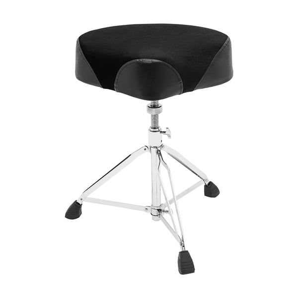 Trumstol - Höjdjusterbar pall - Halkfri - Ergonomisk sits - 100 kg maxbelastning - För vuxna & barn - Svart/Silver