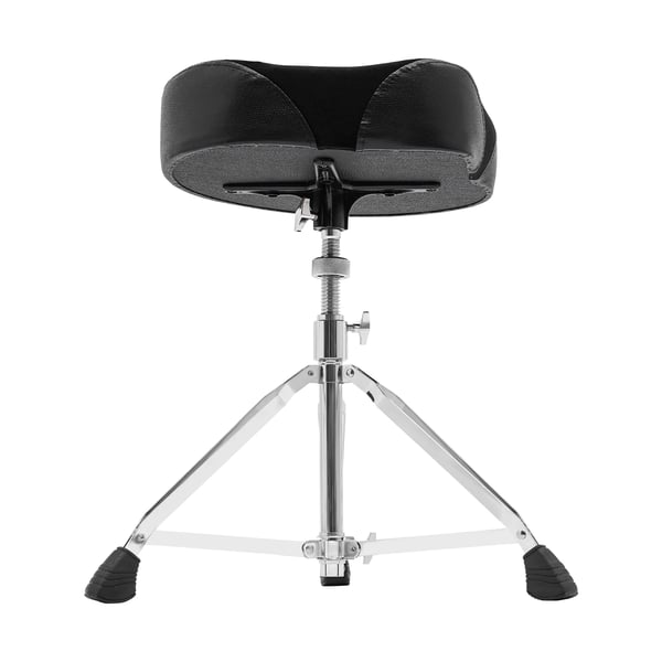 Trumstol - Höjdjusterbar pall - Halkfri - Ergonomisk sits - 100 kg maxbelastning - För vuxna & barn - Svart/Silver