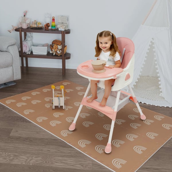Babystol - 2-i-1 model - Fodstøtte - Fra 6 måneder - Plast - Unisex - Lyserød