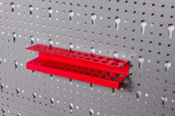 Værktøjskroge - Krogsæt til pegboard/hulplade - Plast - Vægmontering - Til værksted og garage - Gør-det-selv