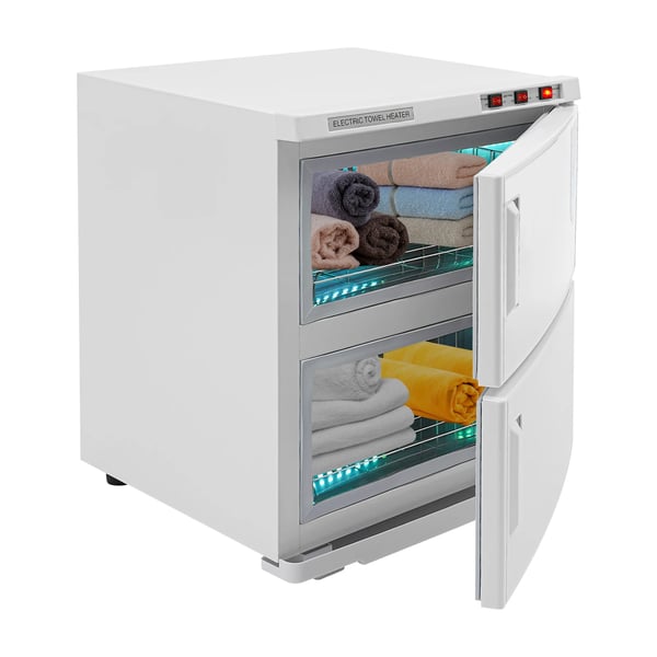 Håndklædevarmer & UV-sterilisator - Skab - 50 l Kapacitet - 2 Niveauer - 412 W - 70 °C ±10 °C - Elektrisk opvarmning - 45×39×52 cm