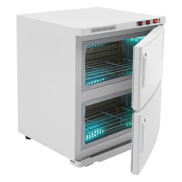 Håndklædevarmer & UV-sterilisator - Skab - 50 l Kapacitet - 2 Niveauer - 412 W - 70 °C ±10 °C - Elektrisk opvarmning - 45×39×52 cm
