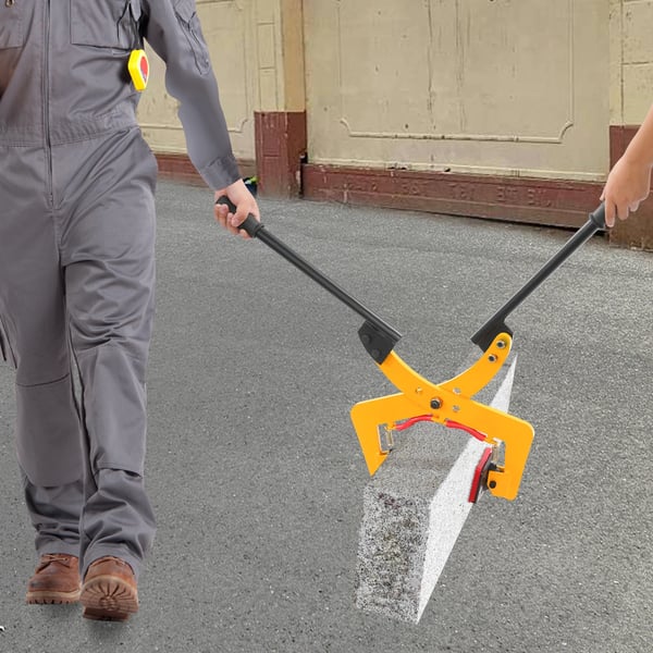 Kivilevykiristin - Manuaalinen Graniittilevynostin - Kantavuus 280 kg - Säädettävä Avausleveys 7,6–30,5 cm - Graniitille/Marmorille/Betonille