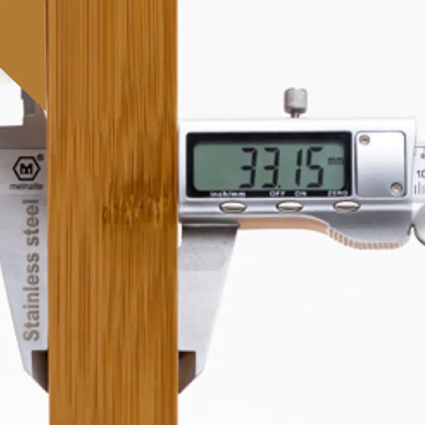 Bambus stumtjener - Gulvstående knagerække - 9 Kroge - 3 Hylder - Robust Design - Nem Samling