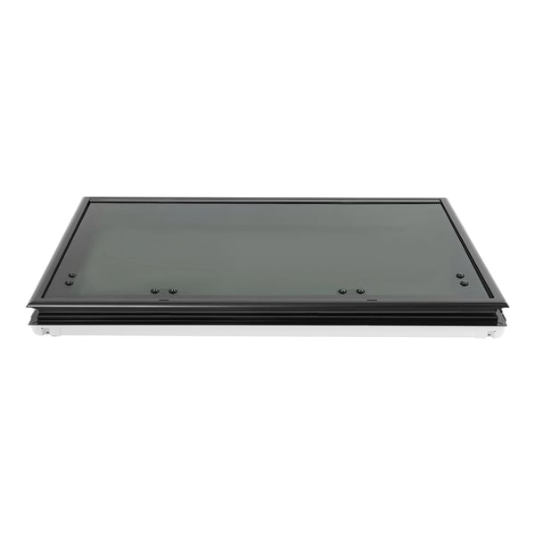 Ikkuna asuntoautoon/vaunuun - Ulospäin avautuva - 82,6×52,6 cm - Alumiiniseos - Sandwich-asennus - 18 % sävytetty lasi ja aurinkosuoja - Musta