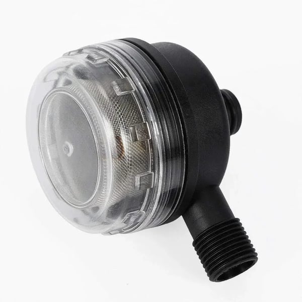 Vandpumpe - Centrifugal Trykforøgerpumpe - 12V DC - 40 PSI - Til Spildevand - EU-stik - Intermitterende Drift - Sort
