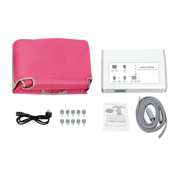 Pressoterapi lufttryksdragt - Varmemassage - Tryk 7 niveauer - Varme 35–80°C - Timer 0–90 min - Effekt 400 W - Oxfordstof - Hjem & salon