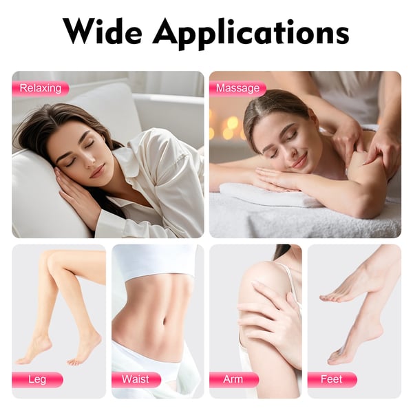Pressoterapi lufttryksdragt - Varmemassage - Tryk 7 niveauer - Varme 35–80°C - Timer 0–90 min - Effekt 400 W - Oxfordstof - Hjem & salon