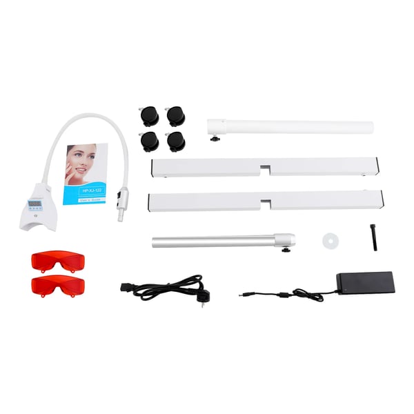LED Tandblegningsmaskine - Dental Koldlyslampe - Timer - Tandblegning - Klinik & Hjemmebrug - Hvid