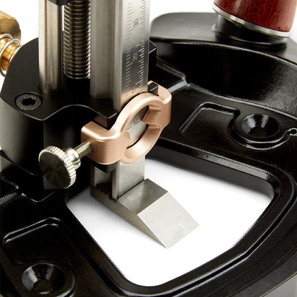 Routerhøvl/Router Plane - KM-17 Pro - Aluminiumlegering - Justerbart hegn med CAM-lås - Dybdeanslag - Dobbelt blad 1,27 cm