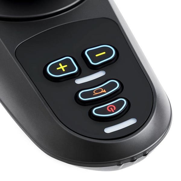 Joystick til elkørestol - Controller - 360° Styring - 5 Hastigheder - 24V DC Børstemotor - ML2P+ Adapterkabel - 6A Opladning - Sort