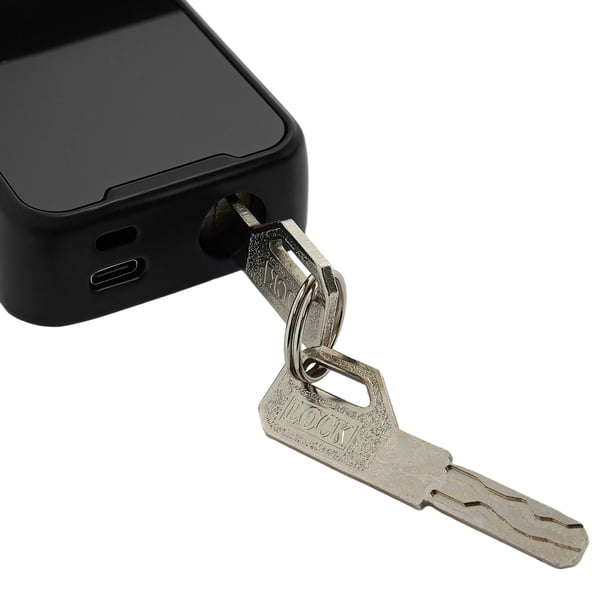 Smart Dørlås - Elektronisk Lås - Fingeraftryk - Tuya WiFi - Nøglefri - Batteridrift - Aluminiumlegering - Sort