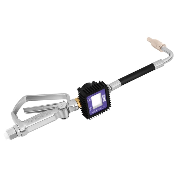 Elektronisk oliedispenser - Oliepistol med digital måler - Tryk 45 Bar - LCD med 5 cifre - Nøjagtighed ±0,3 % - Auto-stop - Til motorolie
