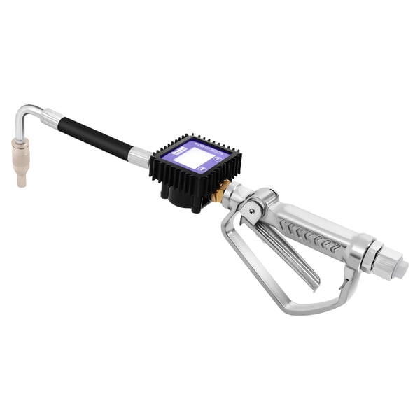 Elektronisk oliedispenser - Oliepistol med digital måler - Tryk 45 Bar - LCD med 5 cifre - Nøjagtighed ±0,3 % - Auto-stop - Til motorolie