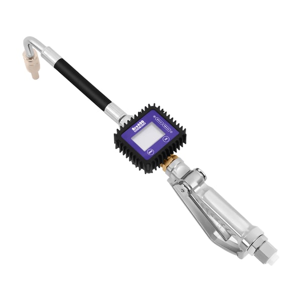 Elektronisk oliedispenser - Oliepistol med digital måler - Tryk 45 Bar - LCD med 5 cifre - Nøjagtighed ±0,3 % - Auto-stop - Til motorolie