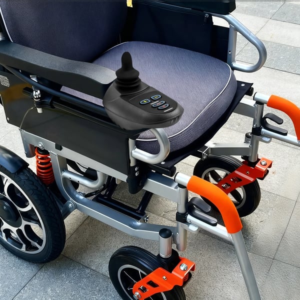 Kørestols joystick-styring - ML2P+ adapterkabel - 50 A - 24 V DC - 1,2 m - Lilla