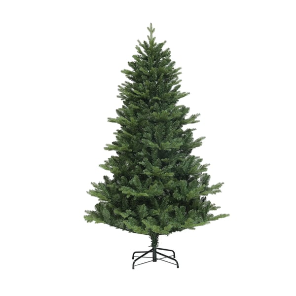 Kunstigt juletræ - XL 180 cm - 818 grenspidser - Hurtigt foldesystem - Stålstativ - Indendørs - Polyester - Olivengrøn