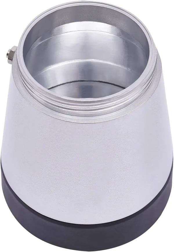 Espressobrygger - Elektrisk espressomaskine - 300 ml kapacitet - 480 W - 360° roterbar base - Til hjem og familie - Lys sølv