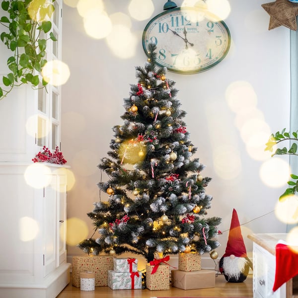 Kunstigt juletræ - Juletræ - Plastjuletræ - Realistisk Udseende - CE-godkendt - Uden Belysning - Ikke-elektrisk